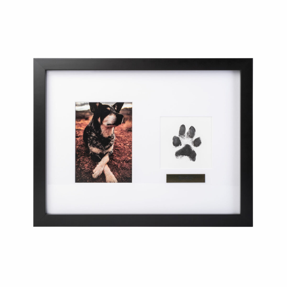 Lasting Impressions Frame With Ink Paw Print | Edenhills Pet Cremation